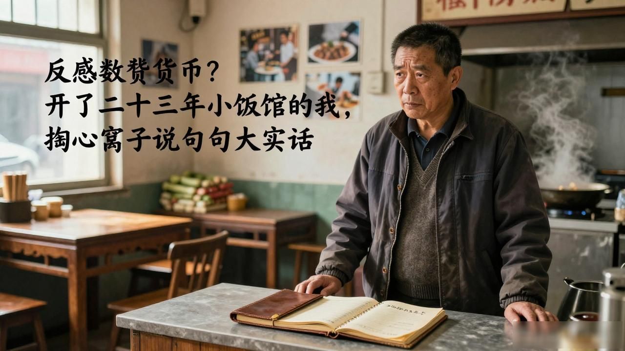 反感数字货币？开了二十三年小饭馆的我，掏心窝子说几句大实话