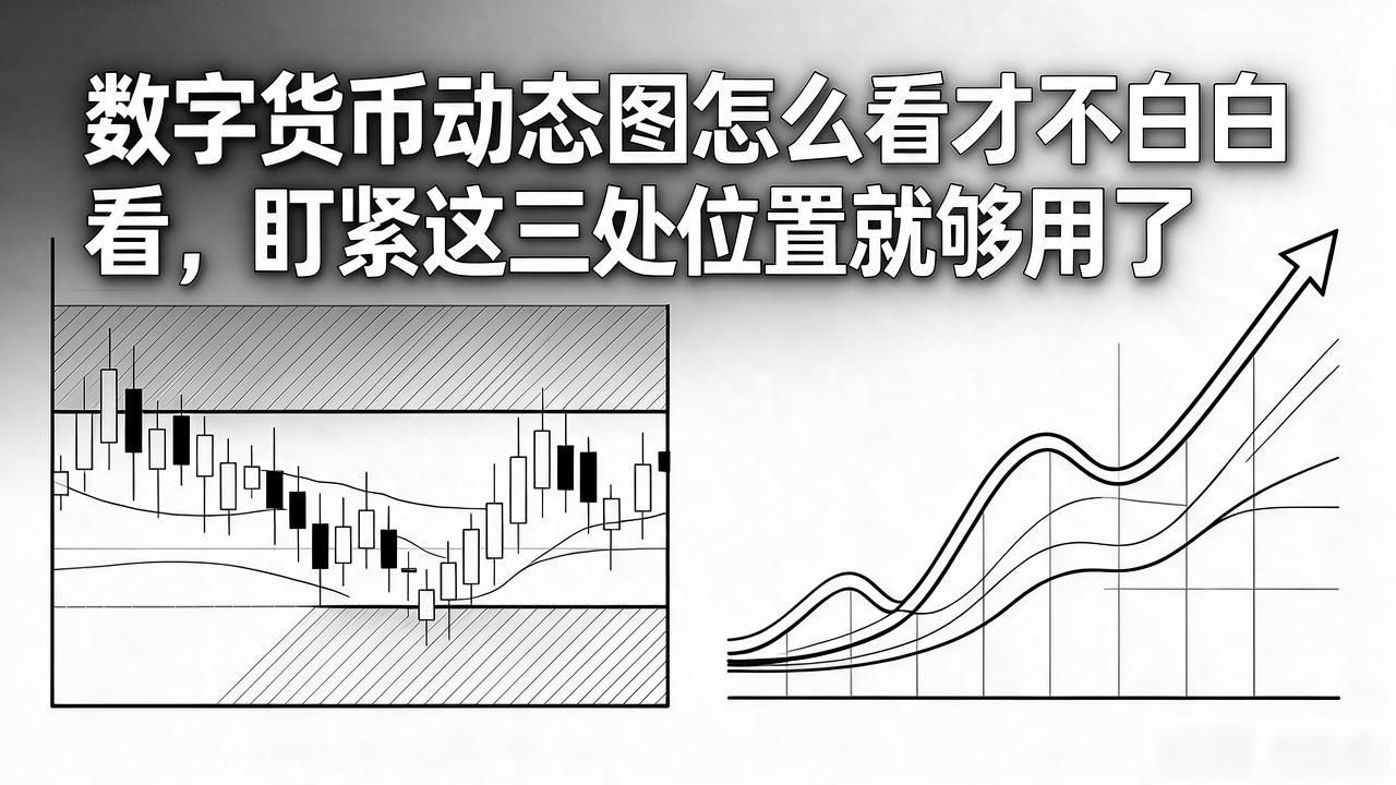 数字货币动态图怎么看才不白看，盯紧这三处位置就够用了