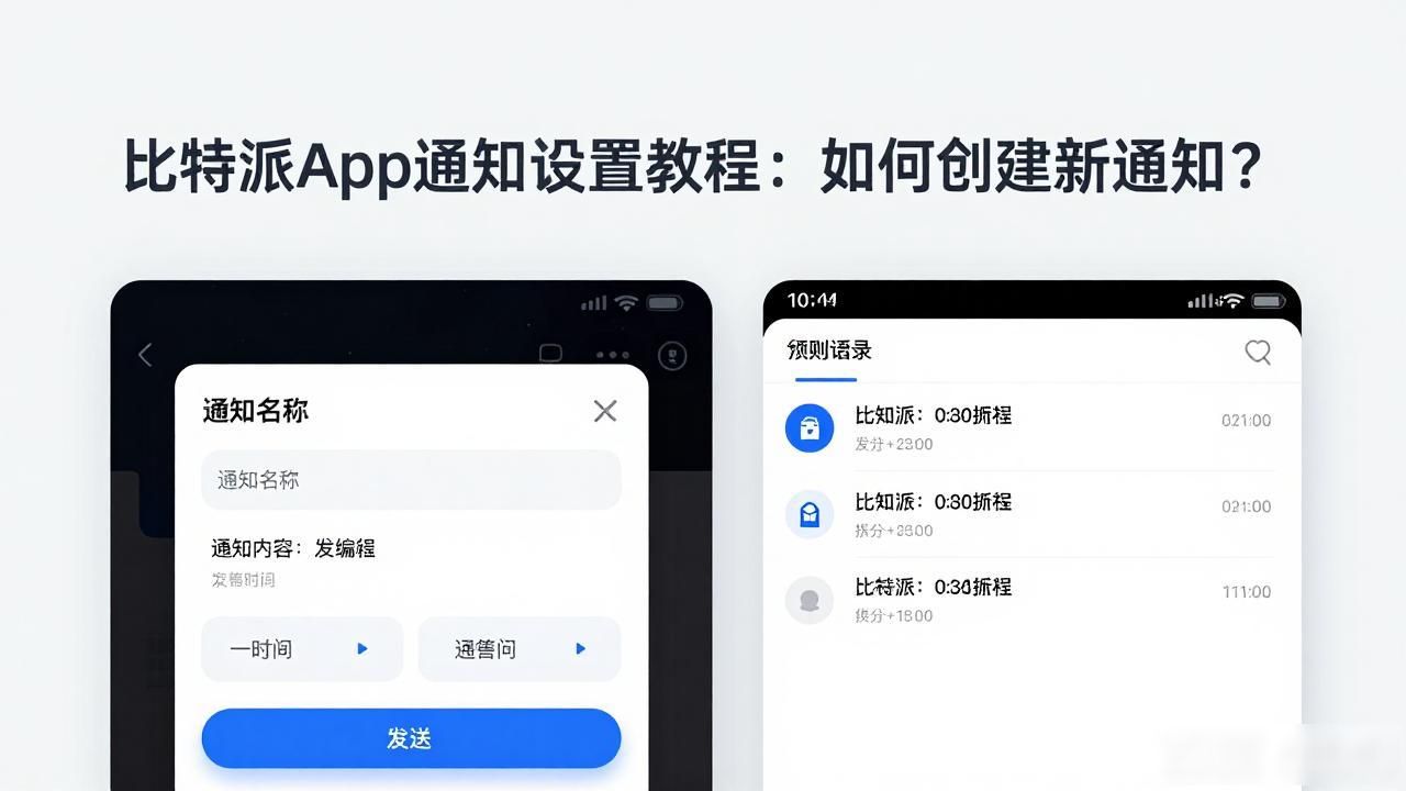 比特派应用创建新通知流程_比特派设置菜单通知选项_如何在比特派官方下载内创建新的通知？