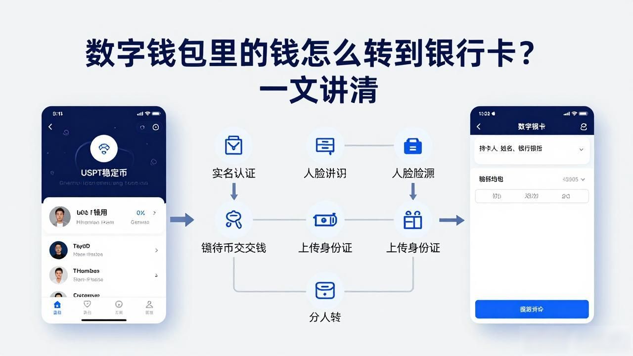 数字钱包里的钱怎么转到银行卡？一文讲清
