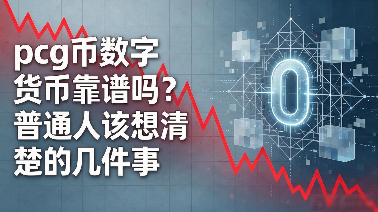 pcg币数字货币靠谱吗？普通人该想清楚的几件事