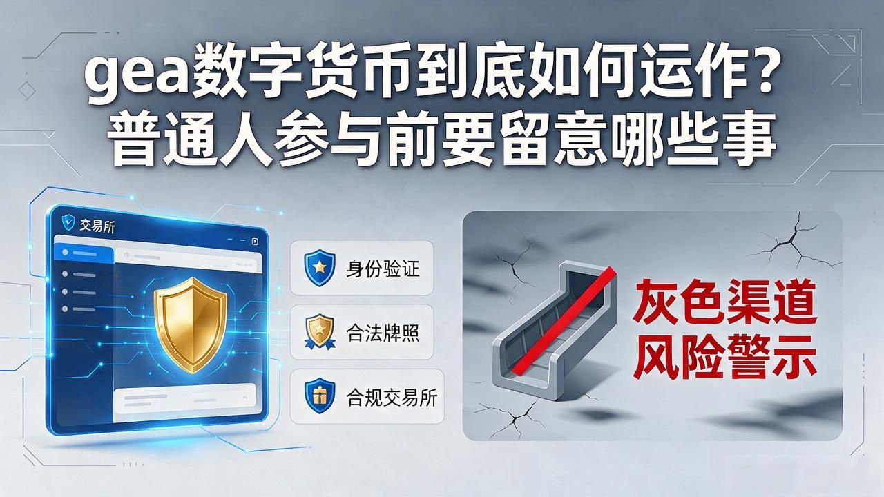 gea数字货币到底如何运作？普通人参与前要留意哪些事