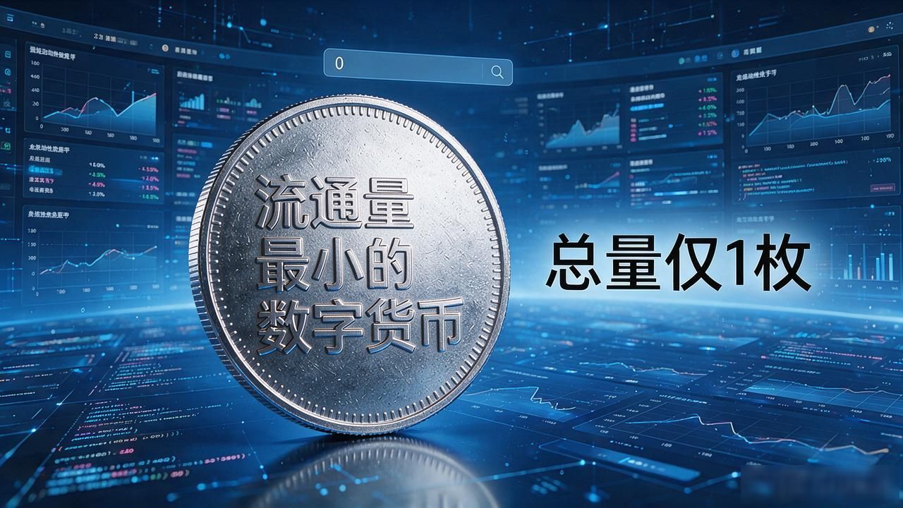 流通量最小的数字货币，最少的总量只有1枚，你在交易所根本搜不到