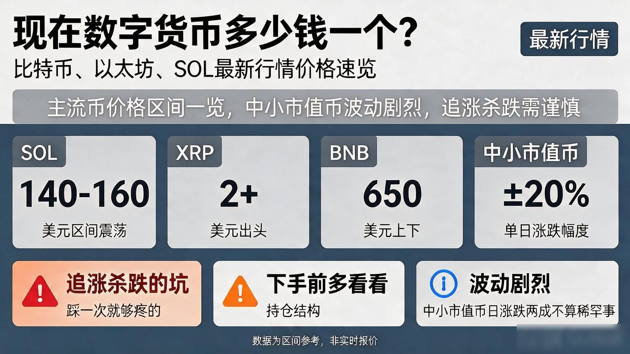 数字货币实时价格查询_主流加密货币当前价位_现在数字货币多少钱