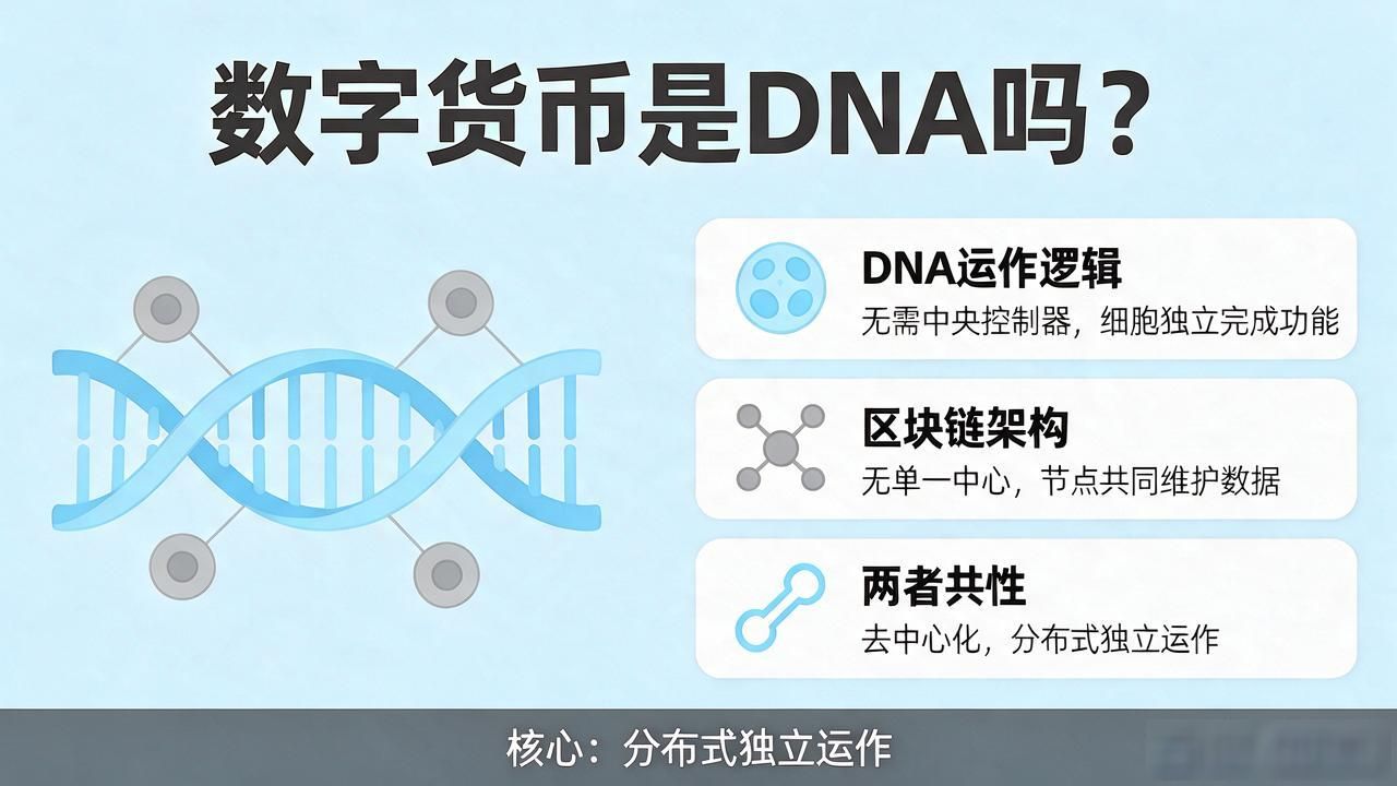 数字货币是DNA吗？一文说清楚两者的关系