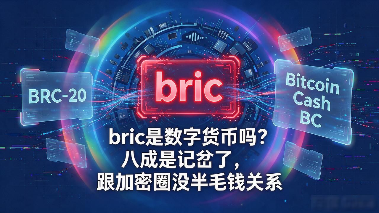 bric是数字货币吗？八成是记岔了，跟加密圈没半毛钱关系